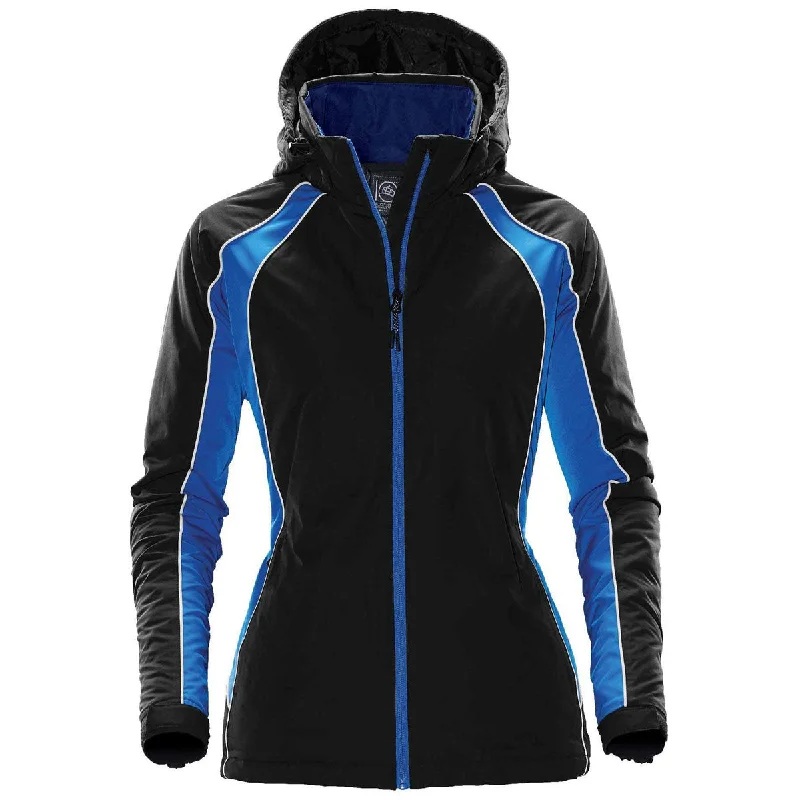 Affordable Women's Garments Stormtech Women's Black/Royal Road Warrior Thermal Shell