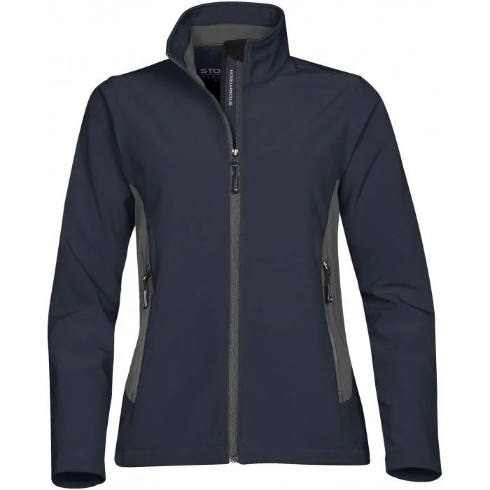 Women's Casual Garments Stormtech Women's Navy/Granite Pulse Softshell