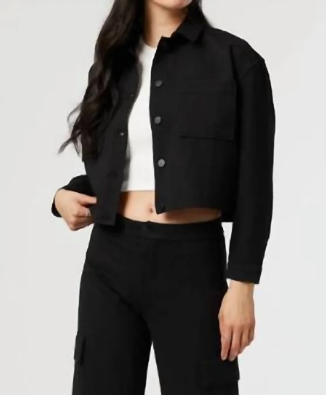 Boutique Styles Shirley Move Jacket In Black