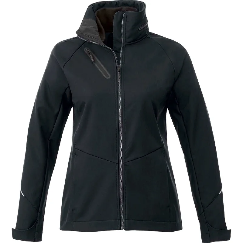 Women's Professional Outfit Elevate Women's Black Peyto Softshell Jacket