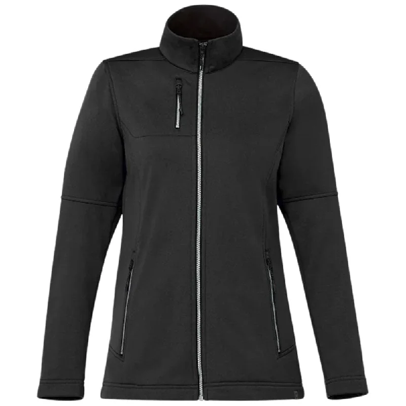 High-Quality Women's Fashion Dresses Elevate Women's Black Joris Eco Softshell Jacket