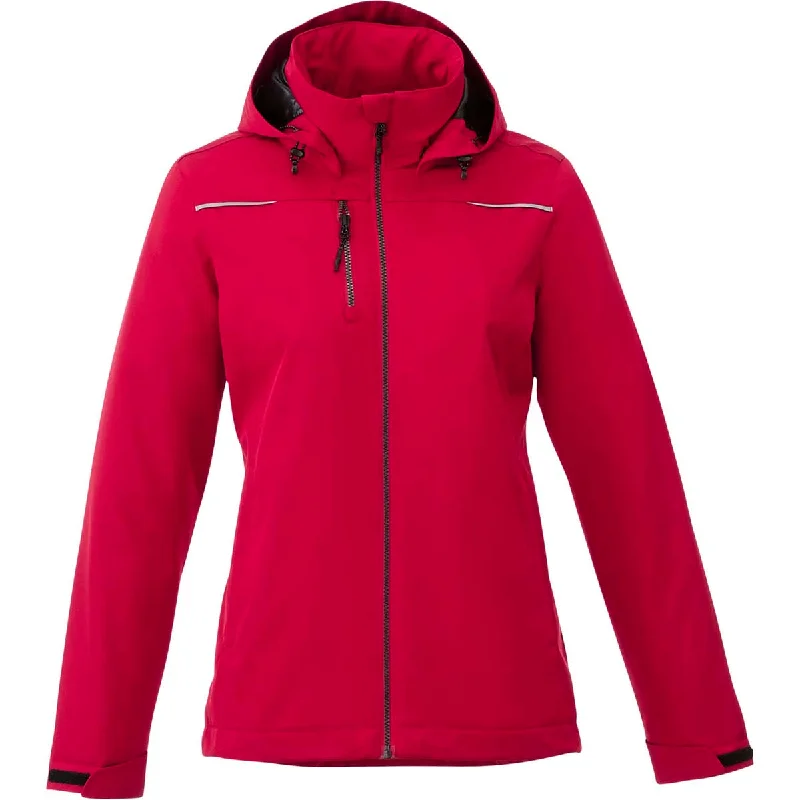 Elegant Women's Clothing Online Elevate Women's Team Red Colton Fleece Lined Jacket