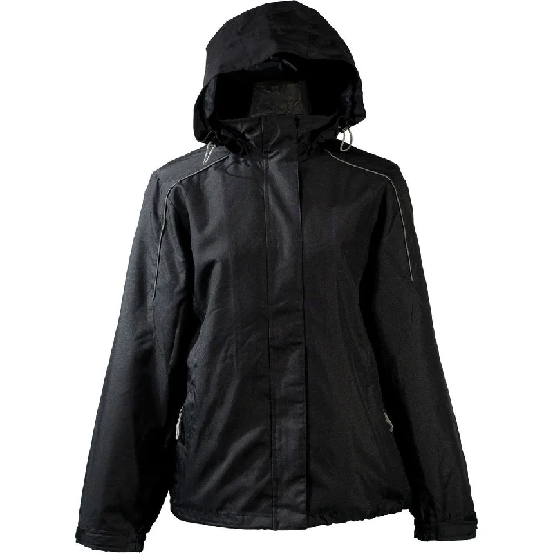 Women's Office Attire Elevate Women's Black Valencia 3-in-1 Jacket