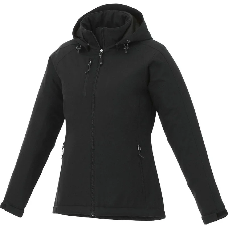 Women's Party Outfit Elevate Women's Black Bryce Insulated Softshell Jacket