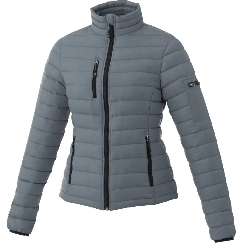 Exclusive Women's Fashion Collection Elevate Women's Steel Grey Whistler Light Down Jacket