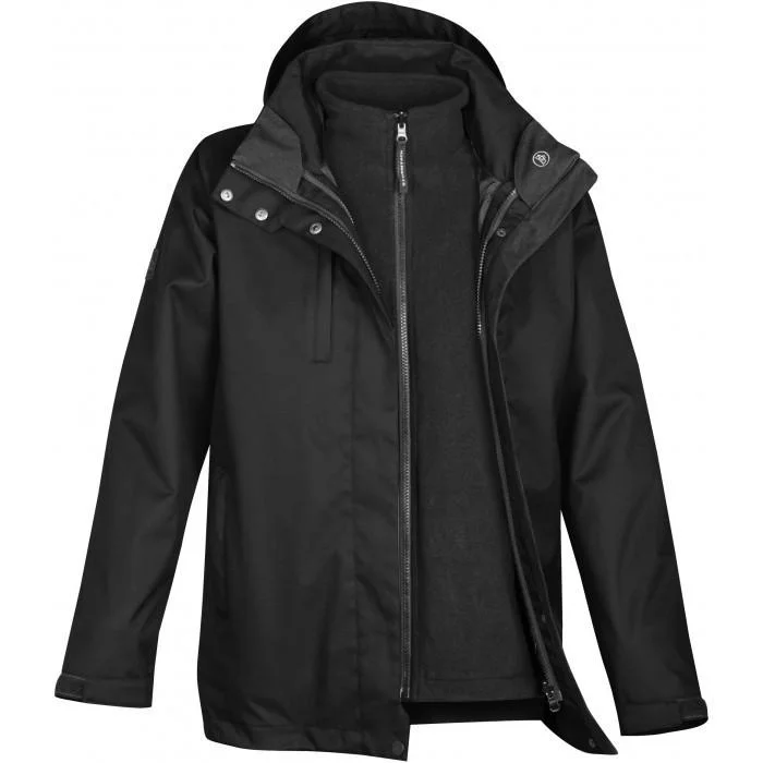 Timeless Women's Garments Stormtech Women's Black Vortex Hd 3In1 System Parka