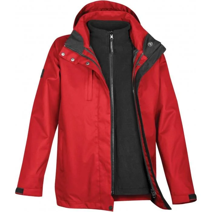 Women's Chic Outerwear Garments Stormtech Women's Red Vortex Hd 3In1 System Parka