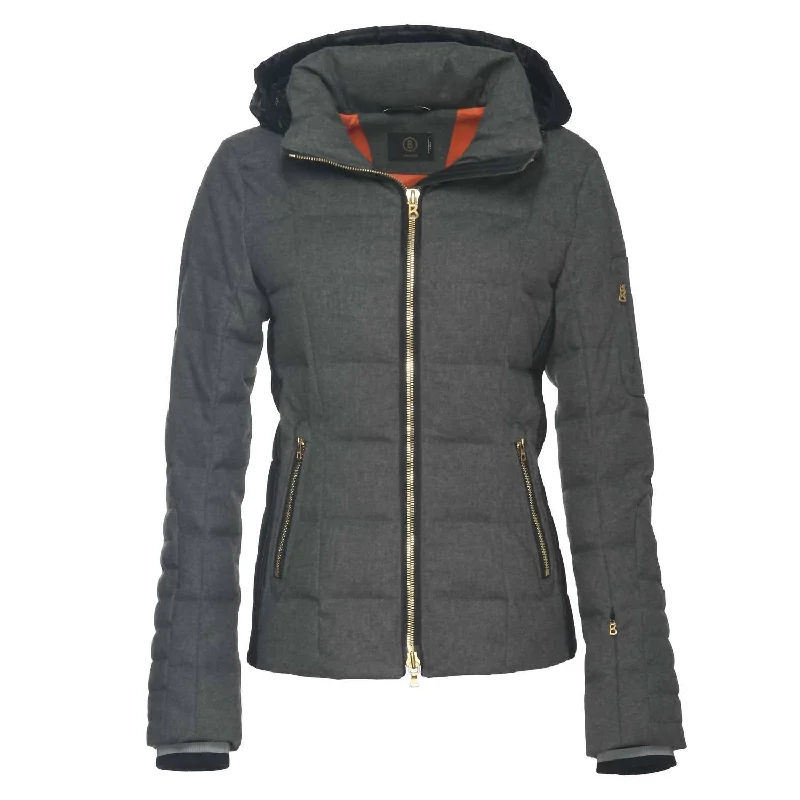 Relaxed Style Uma-D Ski Jacket In Dark Grey