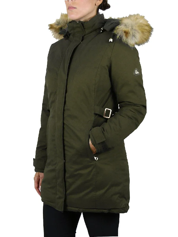 Designer Women's Fashion Online Women's Heavyweight Parka Jacket with Detachable Hood