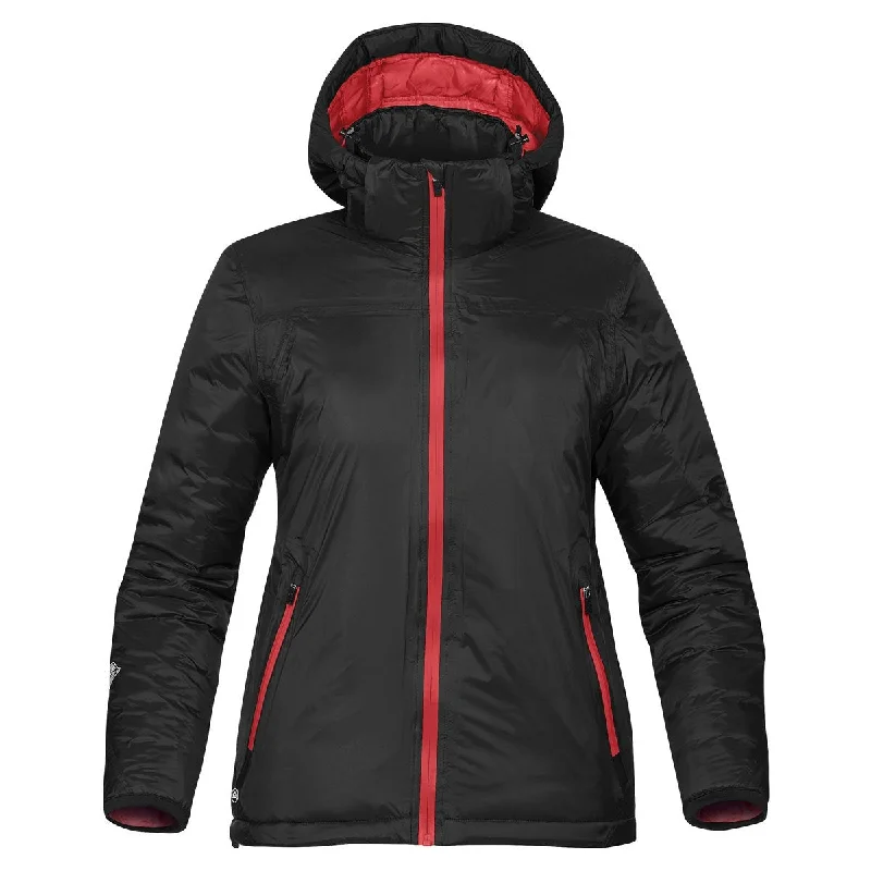 Comfortable Women's Apparel Stormtech Women's Black/Bright Red Black Ice Thermal Jacket