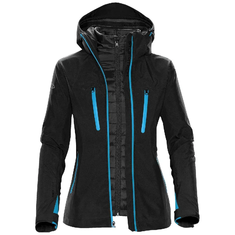 Women's Seasonal Apparel Stormtech Women's Black/Electric Blue Matrix System Jacket