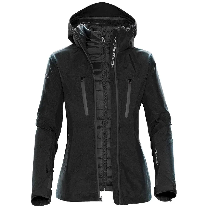 Women's Holiday Apparel Stormtech Women's Black/Carbon Matrix System Jacket