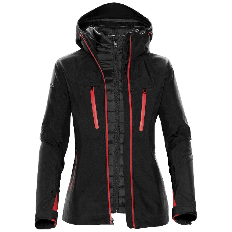 Women's Clothing Apparel Stormtech Women's Black/Bright Red Matrix System Jacket