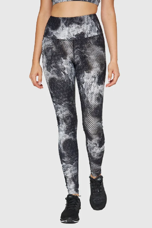 Luxe Women's Fashion Geo Ink Leggings