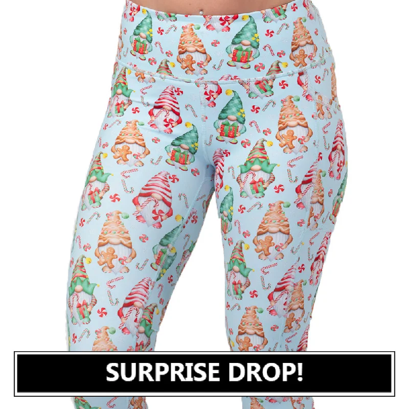 Casual Wear Gnome For The Holidays Leggings