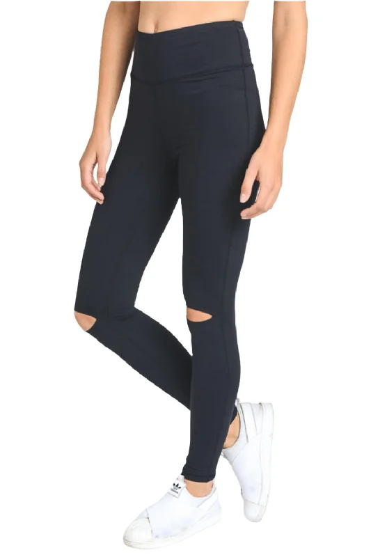 Save Big Mono B Knee Cut-Out High-Waisted Leggings APH1729