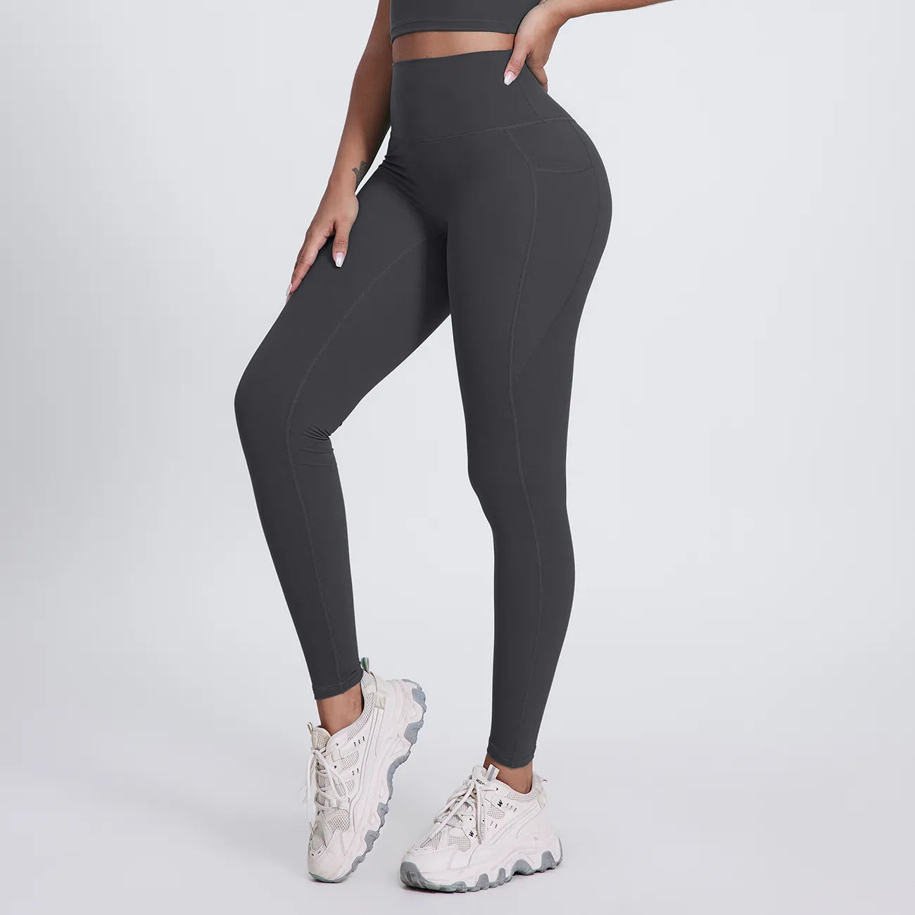 Earthy Tones SPARK Fitness Leggings with Pockets LQ5029